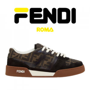 [225~260] FENDI 매치 스웨이드 로우탑 스니커즈