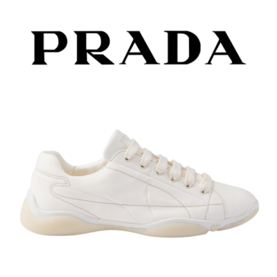 [225~260] PRADA 나파 가죽 스니커즈