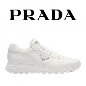 [250~300] PRADA 트라이앵글 로고 레이스업 스니커즈