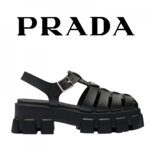[225~260] PRADA 러버 샌들