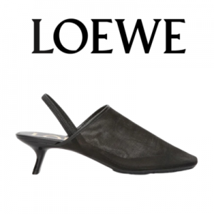 [225~260] LOEWE 페탈 슬링백 힐 샌들