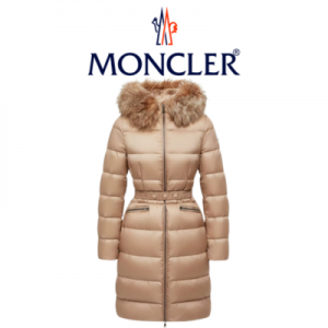[WOMEN] MONCLER Boedic 후드 트리밍 롱 다운 자켓
