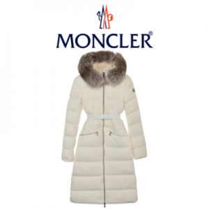 [WOMEN] MONCLER Boedic 후드 트리밍 롱 다운 자켓