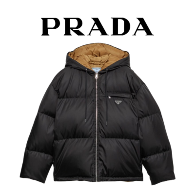 [WOMEN] PRADA 리나일론 다운 숏 자켓