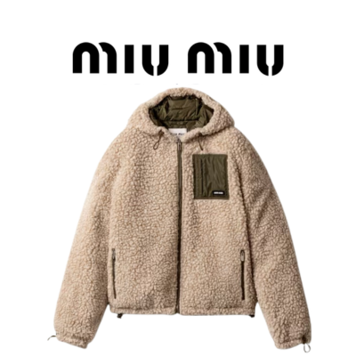 [WOMEN] MIU MIU 테디 다운 자켓
