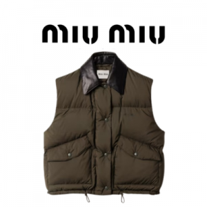 [WOMEN] MIU MIU 테크니컬 퐁제 다운 베스트