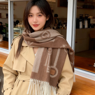 [2 COLOR] HERMES CASAQUE KEY 머플러