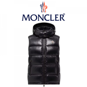 [남녀공용] MONCLER Bormes 후드 다운 베스트